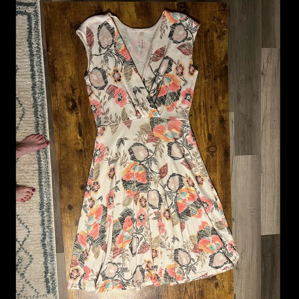 Floral print dress
